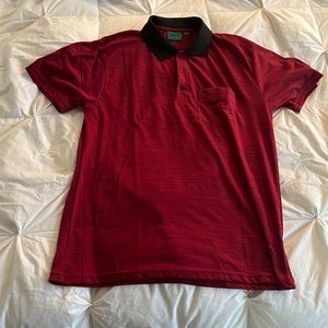 Collard short sleeve shirt